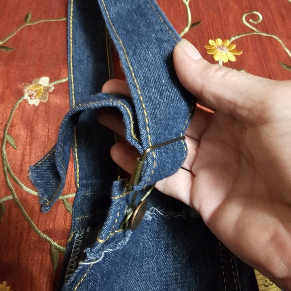 Jean romper dress Med to L - Picture 10 of 10